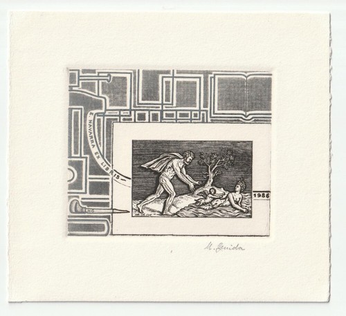 Mario guida exlibris für e - für,